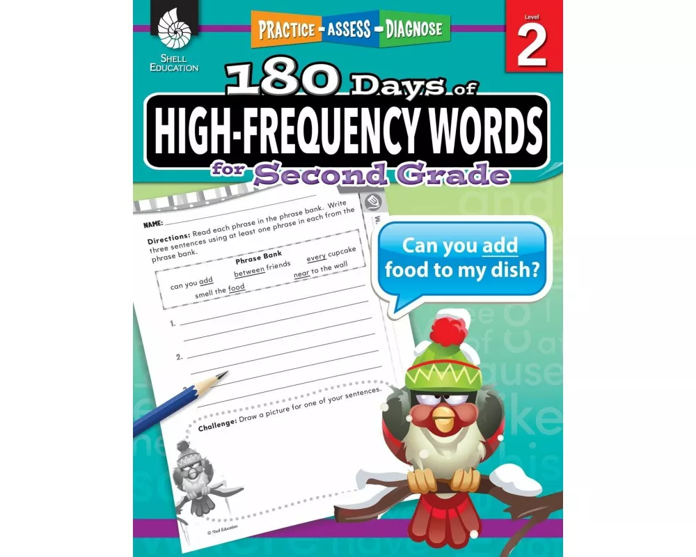 180 Days™: High-Frequency Words for Second Grade