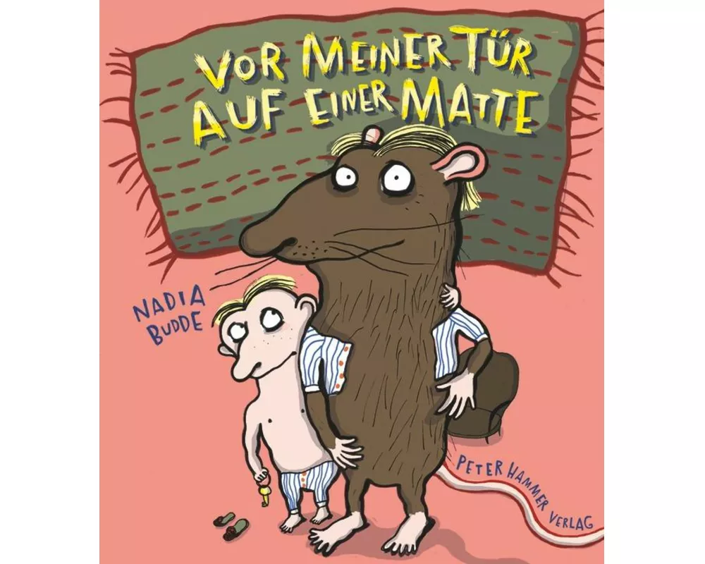 Vor meiner Tür auf einer Matte