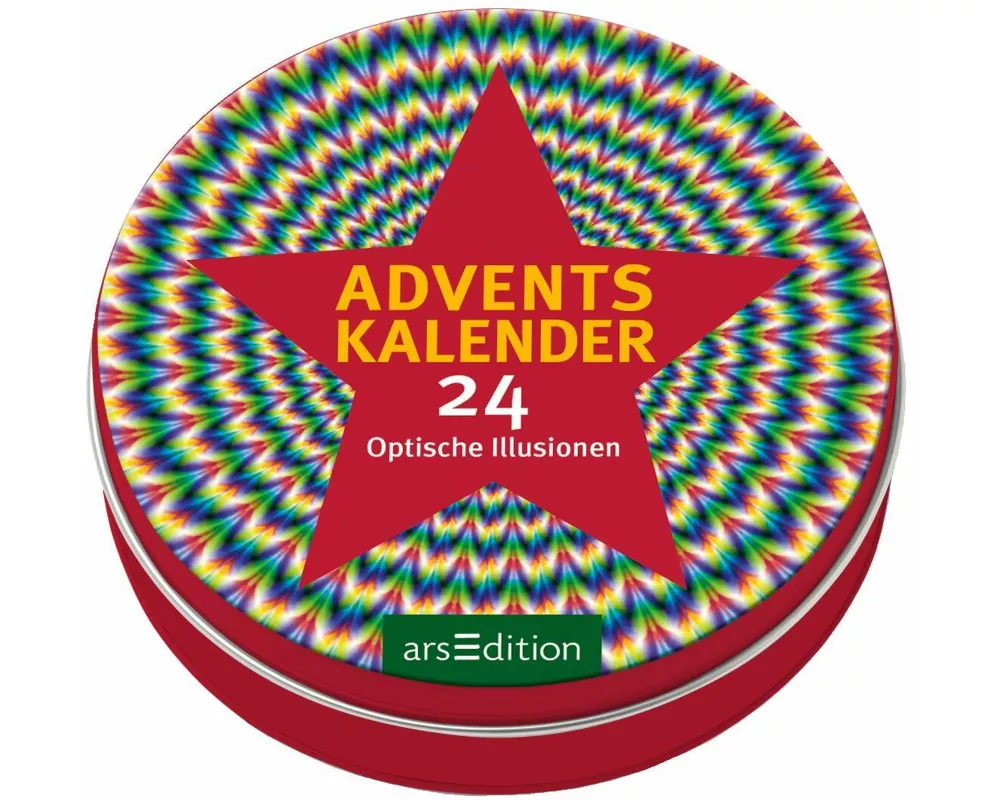 Adventskalender in der Dose. 24 Optische Illusionen