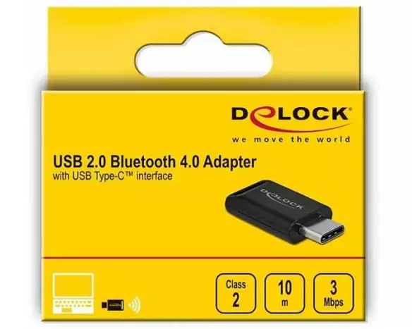 Delock USB-Bluetooth-Adapter 61003, V4.0, USB Typ-C