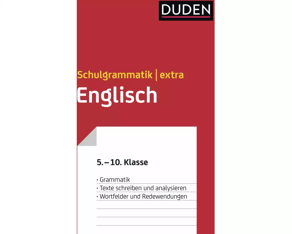 Duden Schulgrammatik extra – Englisch