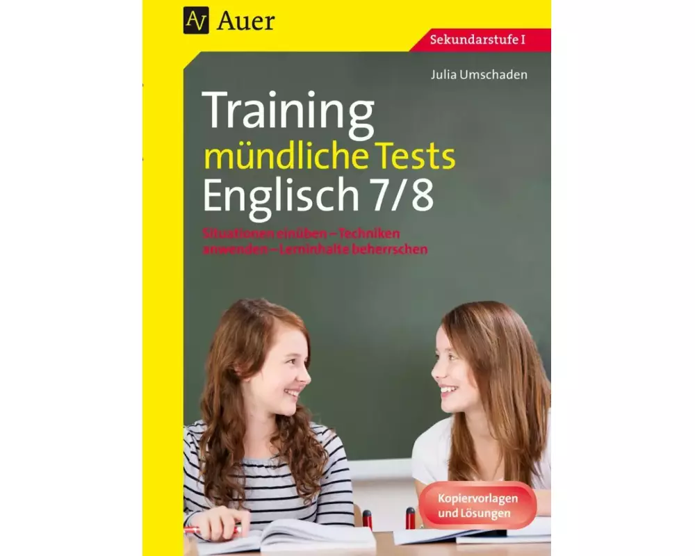 Training mündliche Tests Englisch 7-8