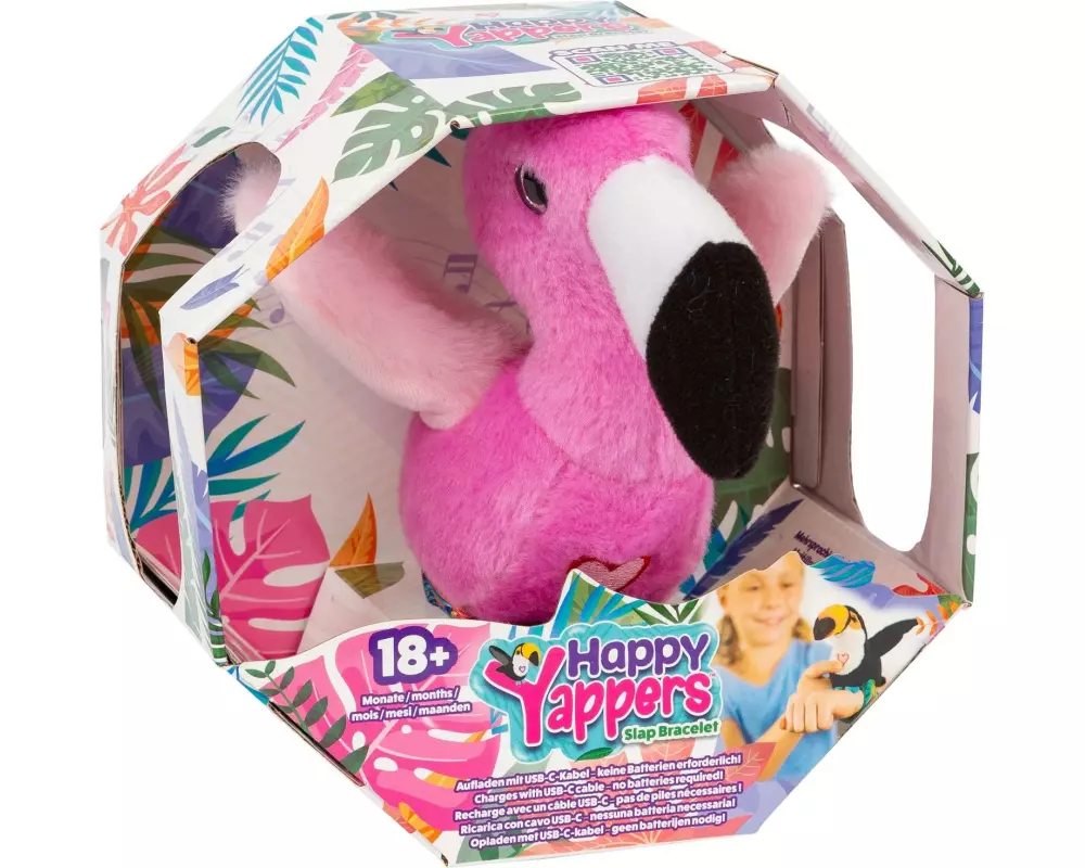 Max Bersinger Plüsch Happy Yappers Flamingo