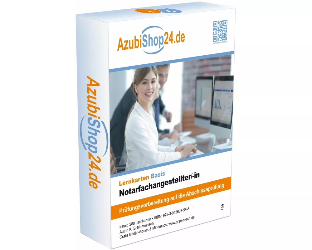 AzubiShop24.de Basis-Lernkarten Notarfachangestellter/in
