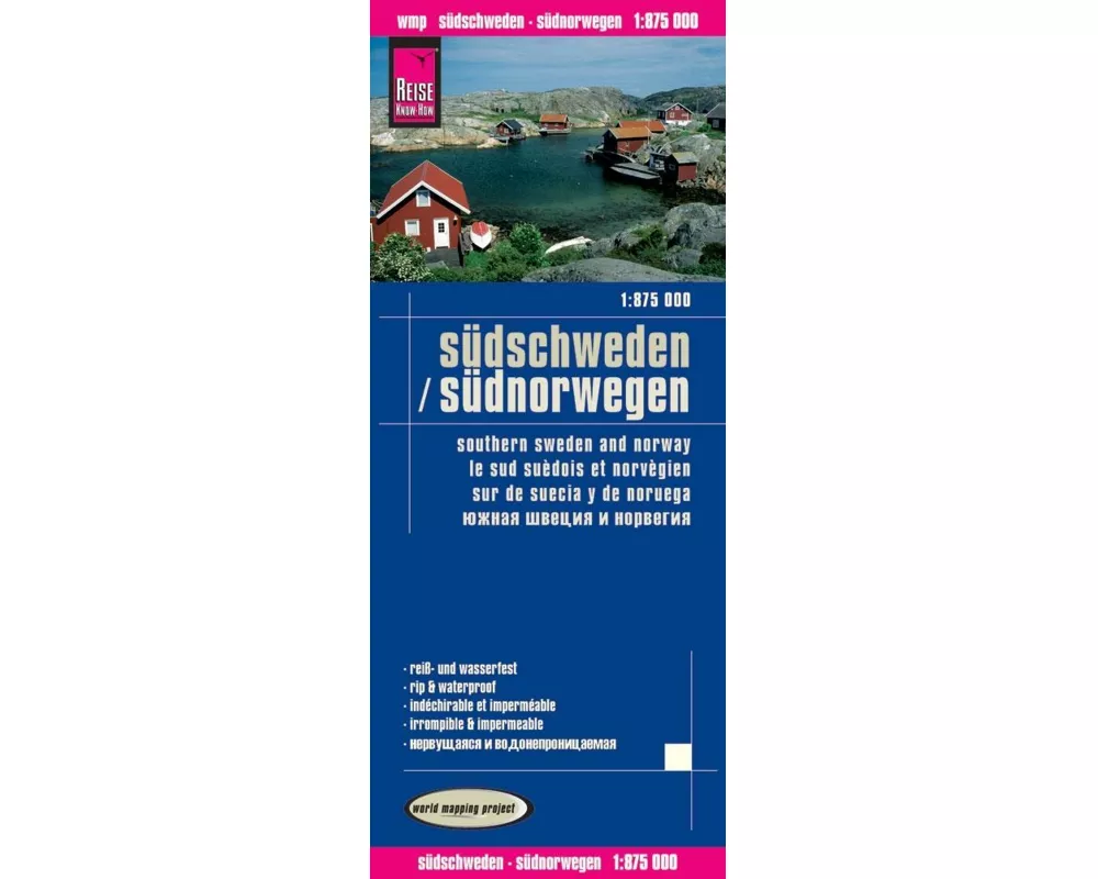 Reise Know-How Landkarte Südschweden, Südnorwegen 1:875.000