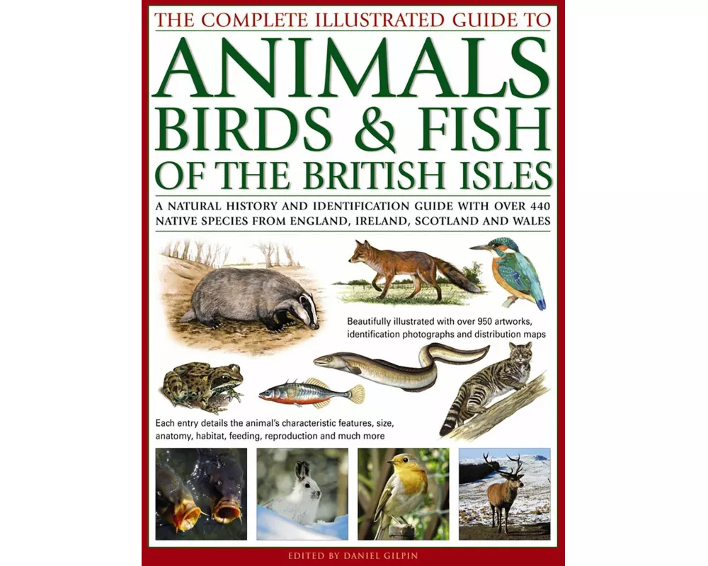 The Complete Illustrated Guide to Animals, Birds & Fish of the British Isles