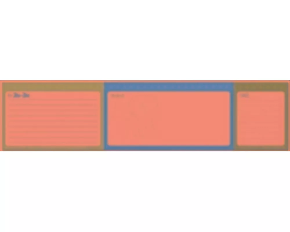 Dodo Keyboard Notepad (A3 Width) Bright