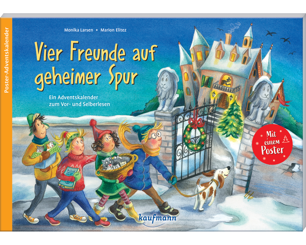 CARLSEN Adventskalender 31815 4 Freunde auf geheimer Spur