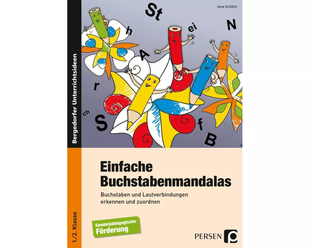 Einfache Buchstabenmandalas
