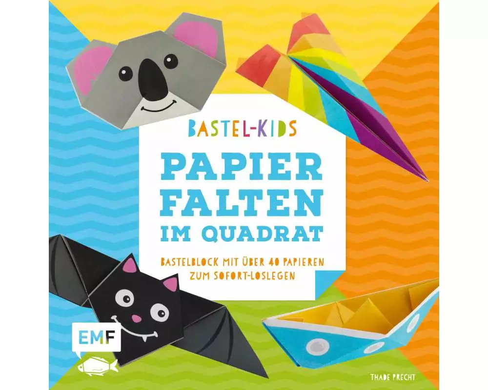 Papierfalten im Quadrat – Bastel-Kids
