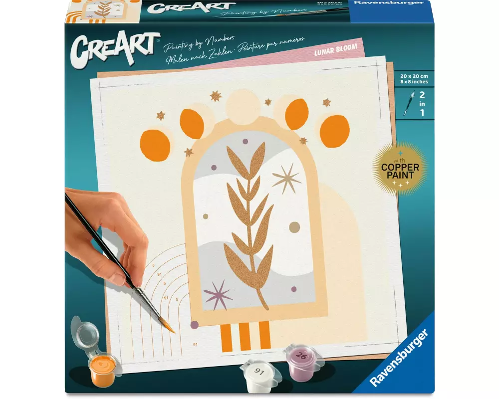 Ravensburger Malen nach Zahlen CreArt Mondblüte 20 x 20 cm