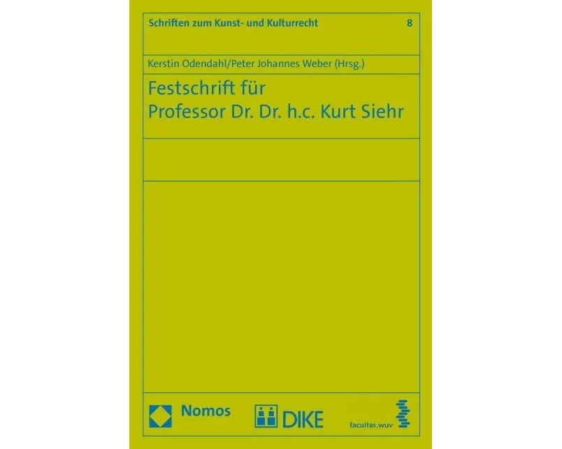 Kulturgüterschutz – Kunstrecht – Kulturrecht