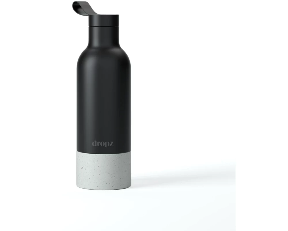 Dropz Trinkflasche 500 ml, Schwarz