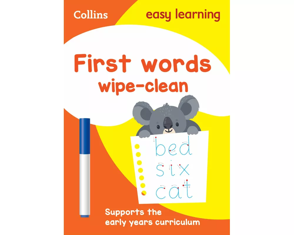 First Words Age 3-5 Wipe Clean Activity Book