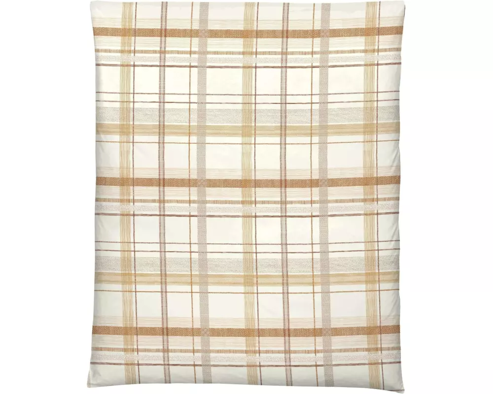 Home Fashion Duvetbezug Flanell bedruckt Karo 240 x 240 cm