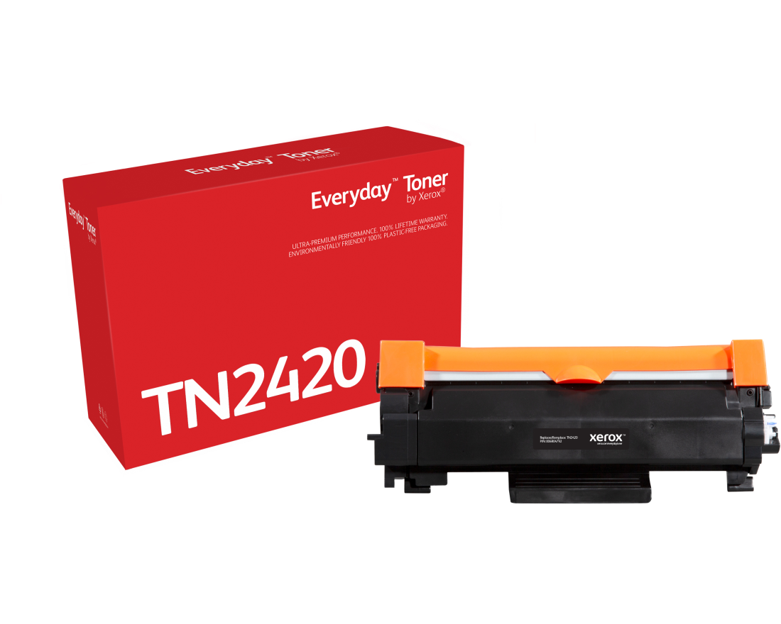 Everyday™ Mono Toner von Xerox, kompatibel mit Brother TN2420, Hohe Kapazität
