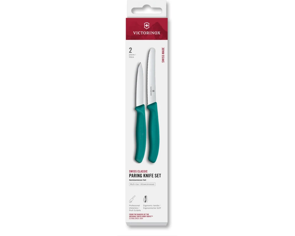 Victorinox Gemüsemesser-Set Swiss Classic, Grün