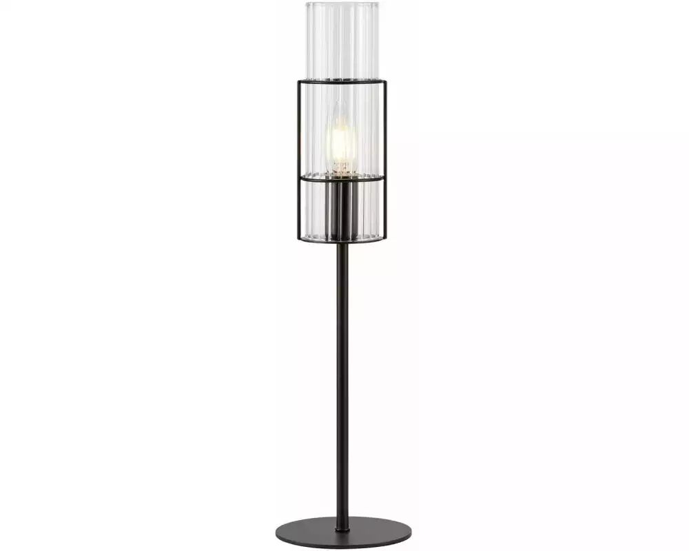 Markslöjd Tischleuchte Tubo 1L, E14, 50 cm, Schwarz