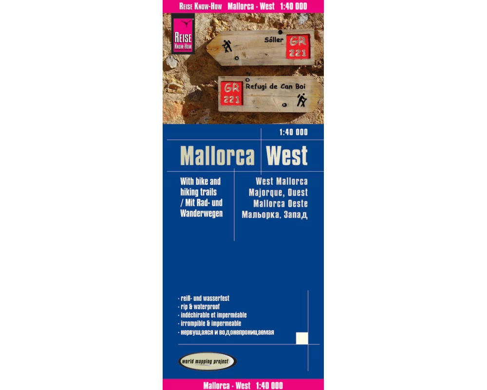 Reise Know-How Rad- und Wanderkarte Mallorca West (1:40.000)