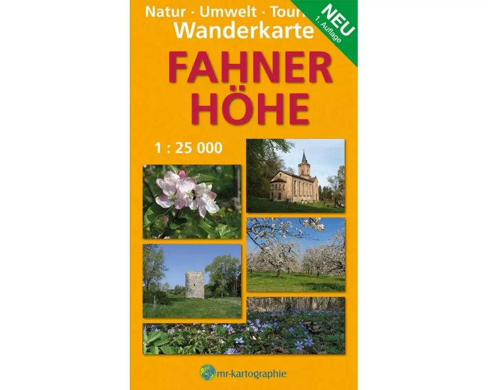 Wanderkarte Fahner Höhe 1 : 25 000