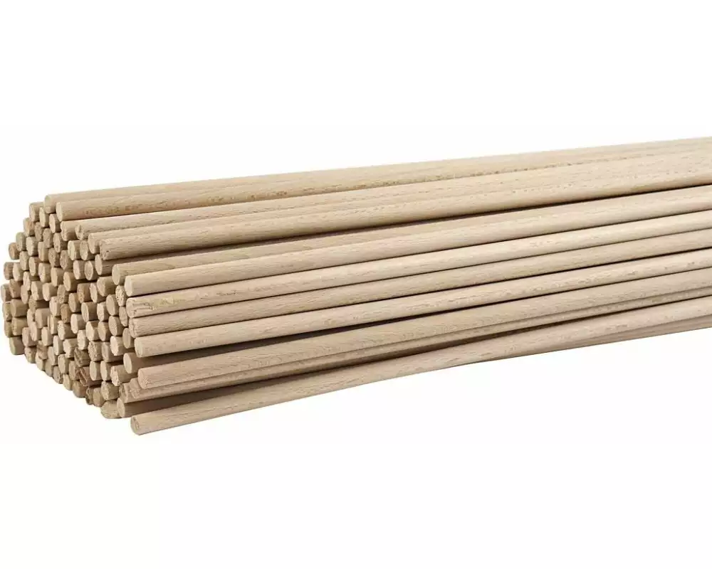 Creativ Company Holzartikel Stäbe 60 cm, 10 Stück