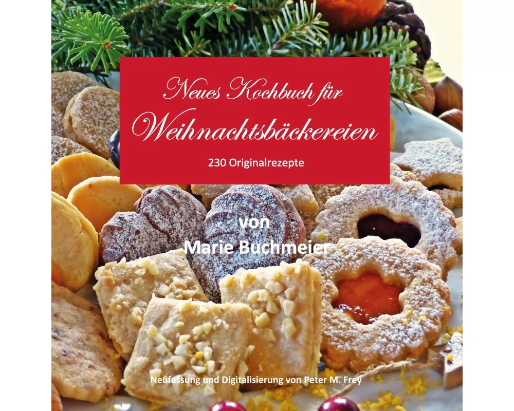 Neues Kochbuch für Weihnachtsbäckereien