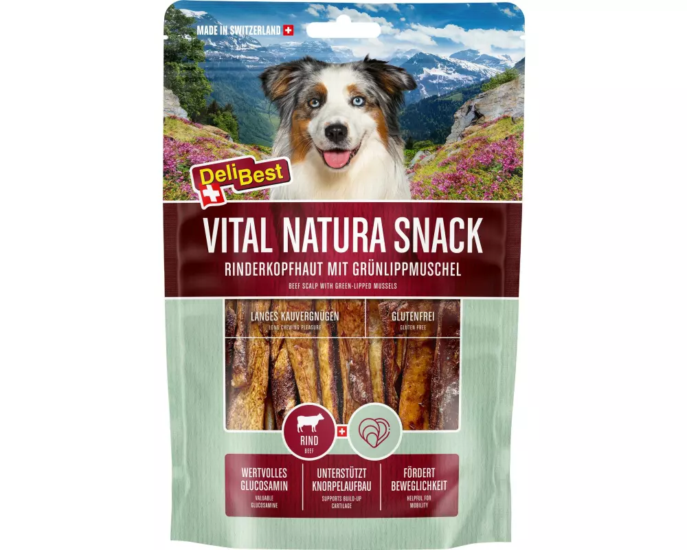 DeliBest Kaurolle Vital Natura Grünlippmuschel & Glucosamin, 200 g