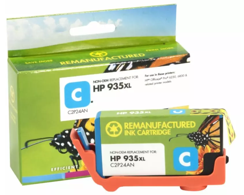 STATIC Ink cartridge compatible with HP C2P24A 935XL cyan remanufactured 825 pages