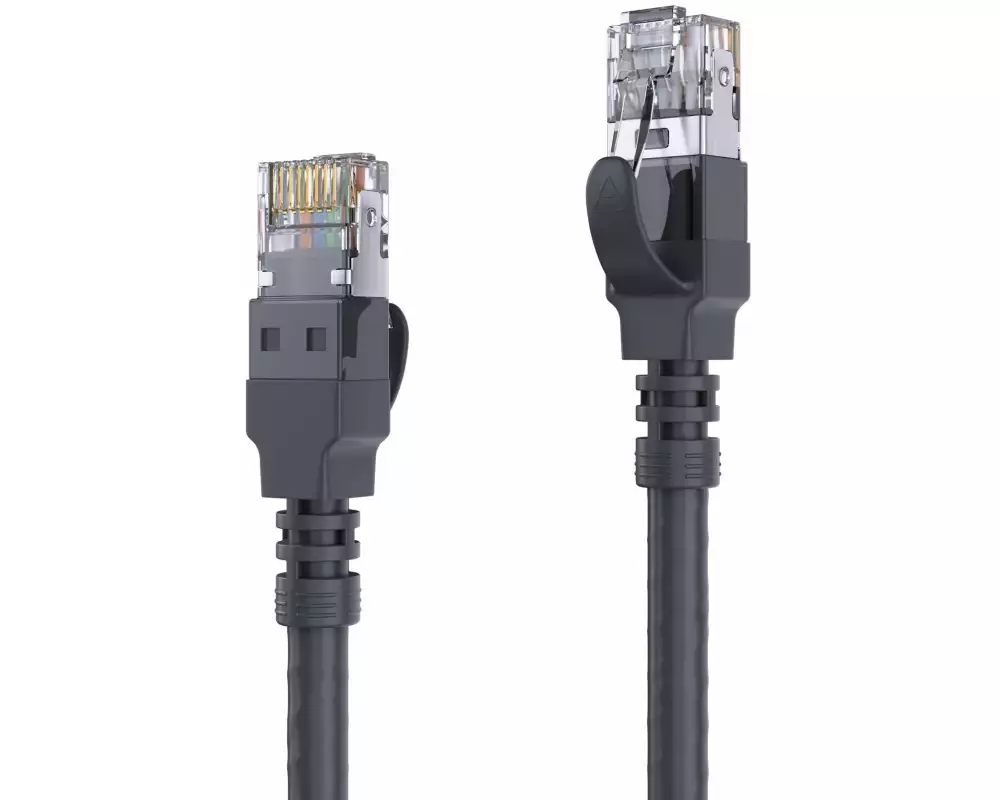 PureLink Patchkabel Cat 6A, S/FTP, 40 m, Schwarz