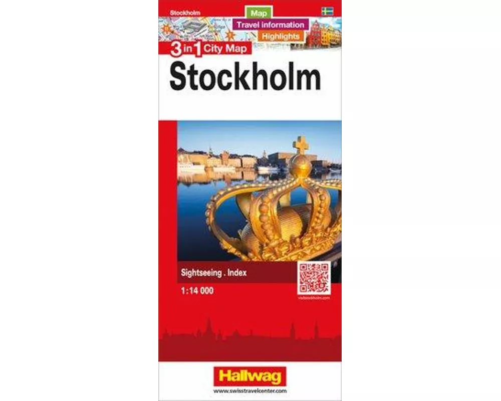 Hallwag Stadtplan Stockholm