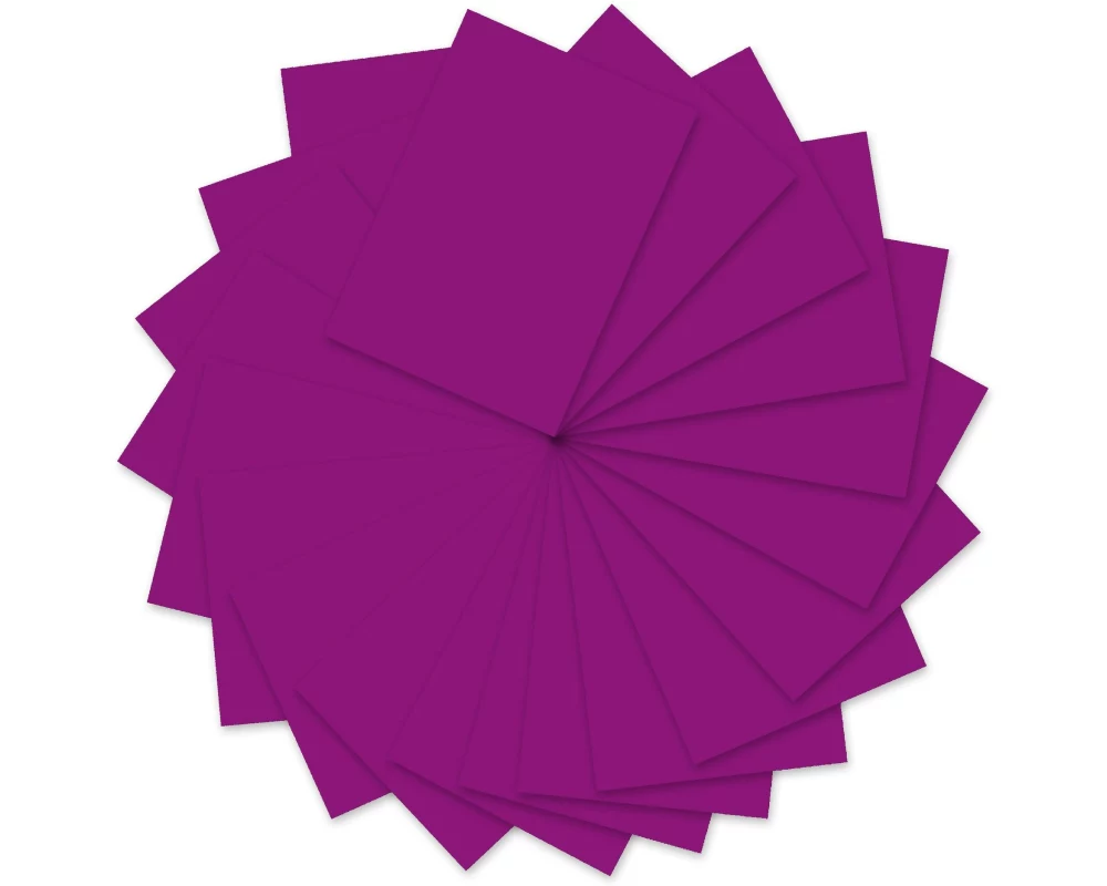 URSUS Tonzeichenpapier A4, 130 g/m², 100 Blatt, Aubergine