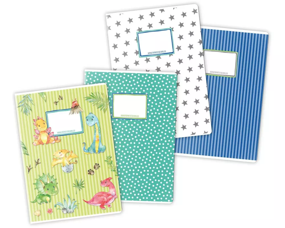 Papierdrachen Schulhefte