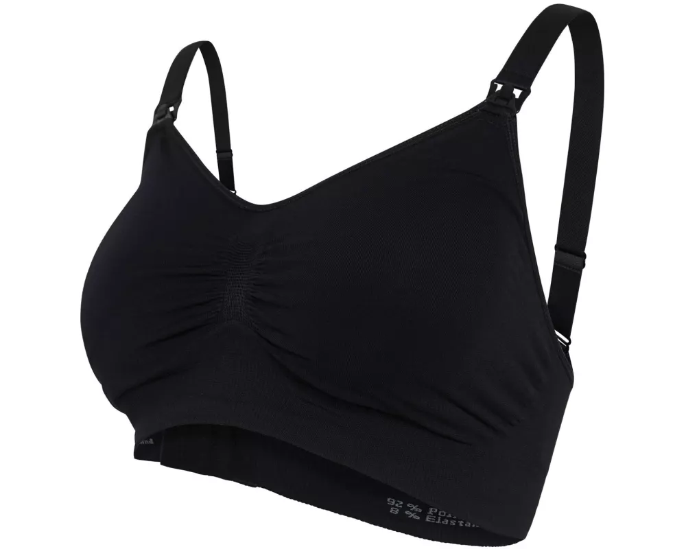 Carriwell Still-BH gepolstert Schwarz L