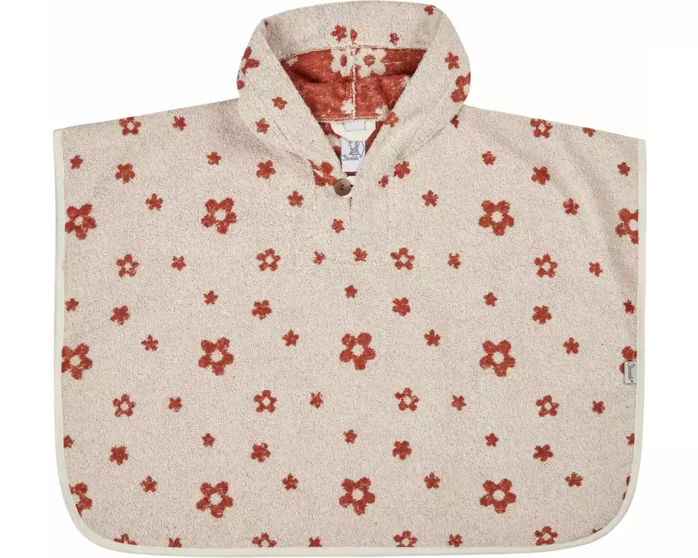 Sterntaler Baby-Poncho Bauernhof Ecru