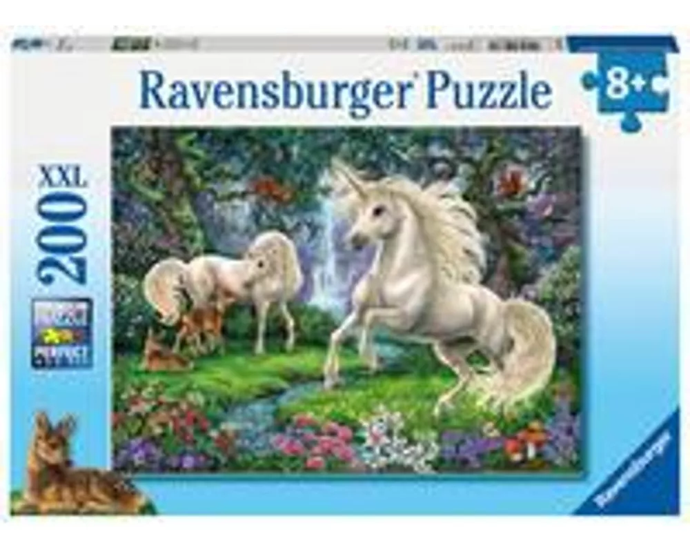 Kinderpuzzle 200 XXL Teile - Geheimnisvolle Einhörner