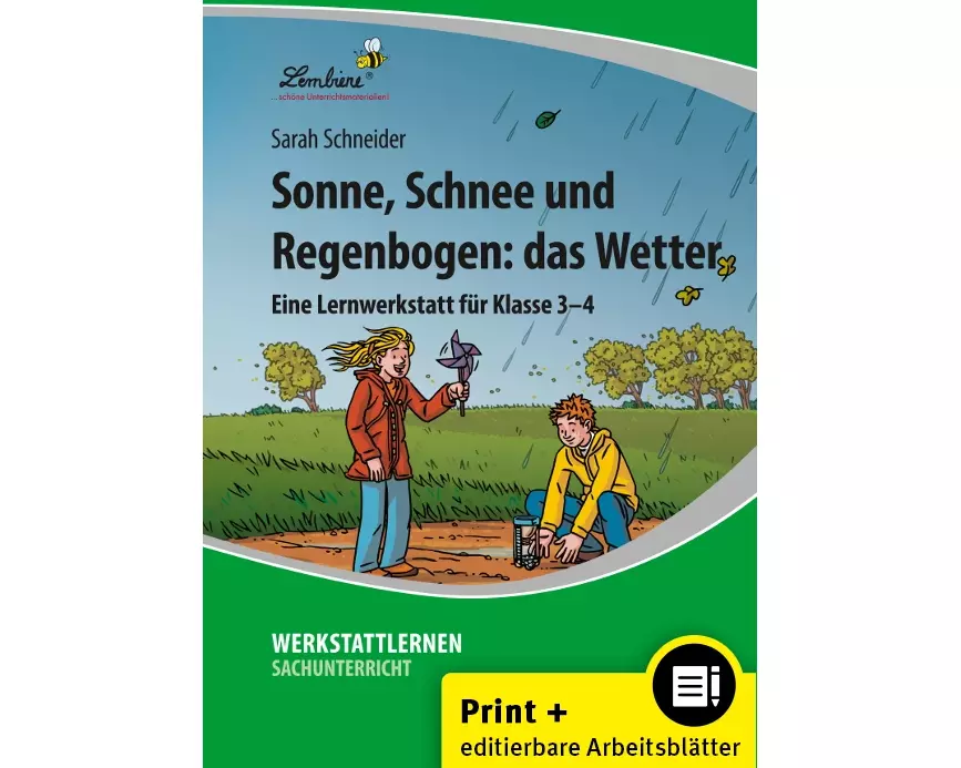 Sonne, Schnee und Regenbogen: das Wetter