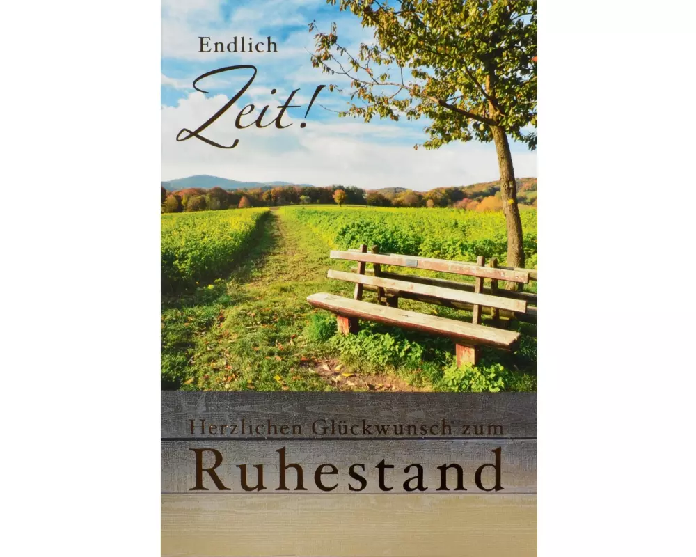 ABC Glückwunschkarte Zum Ruhestand B6