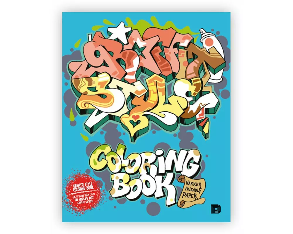 Graffiti Style Coloring Book