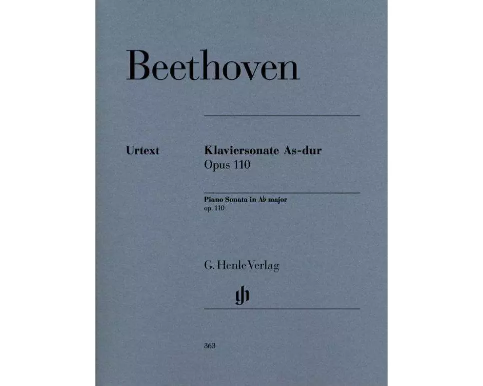 Beethoven, Ludwig van - Klaviersonate Nr. 31 As-dur op. 110