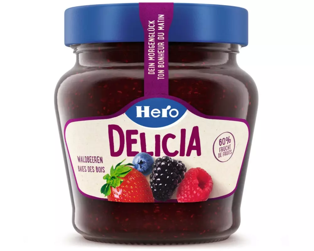 Hero Delicia Waldbeerkonfitüre 320 g
