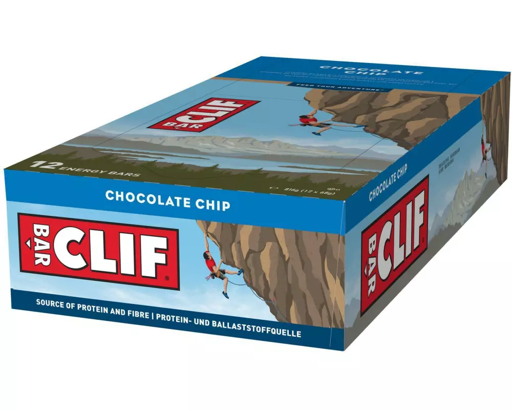 CLIF Bar Chocolate Chip Box 12 Stk. Schokolade