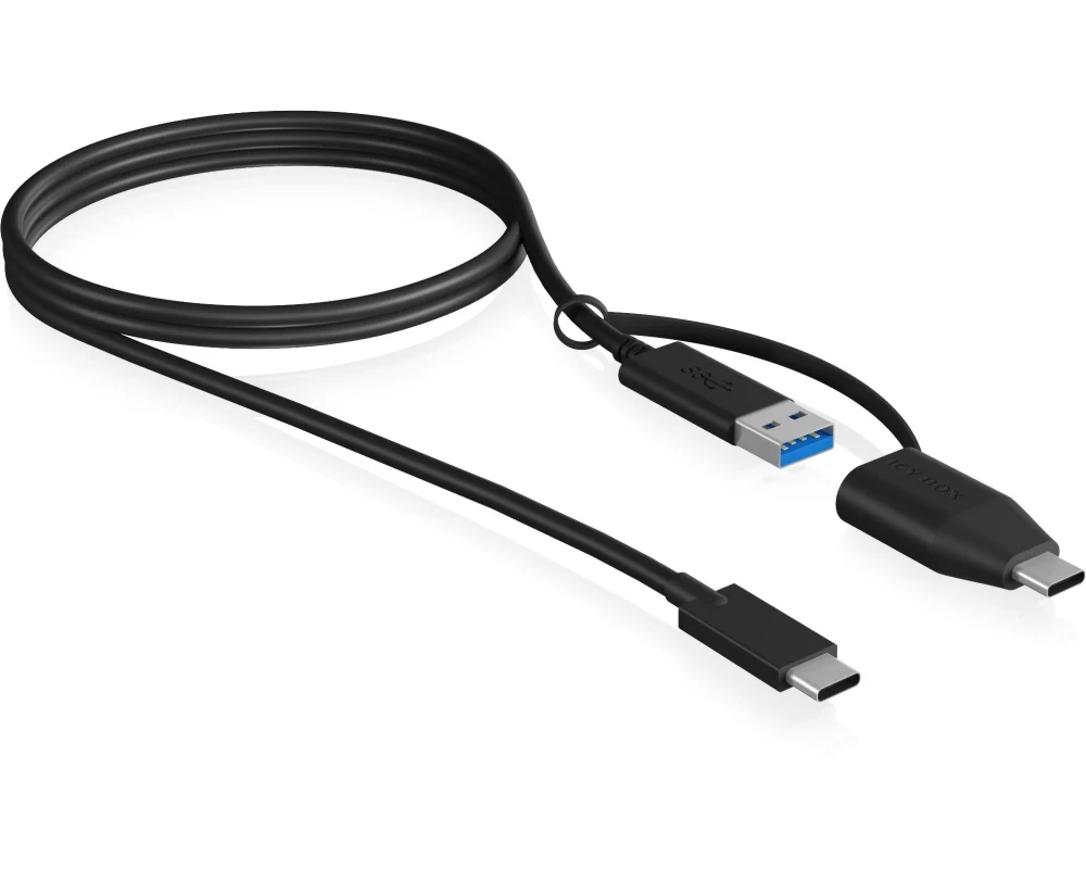ICY BOX USB-Kabel IB-CB034 USB C - USB A 1 m