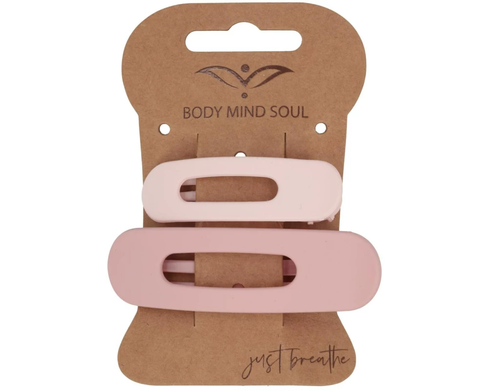 Body Mind Soul Flat Klemmen Yoga Rosa