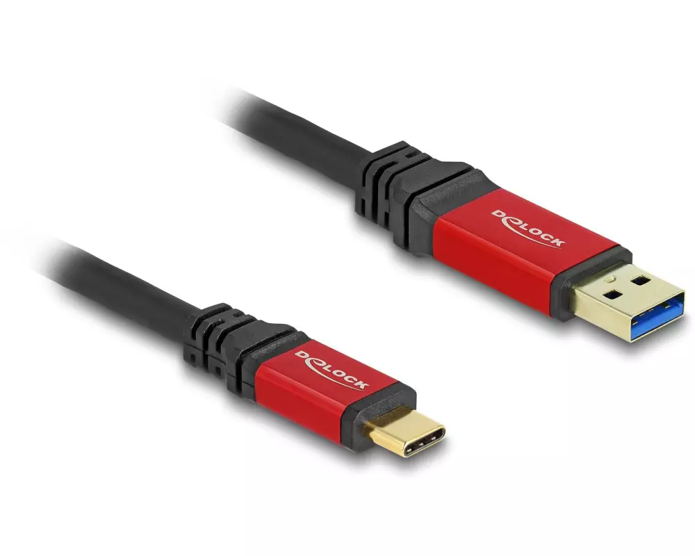 Delock USB-Kabel 10 Gbps USB-A - USB-C 2 m
