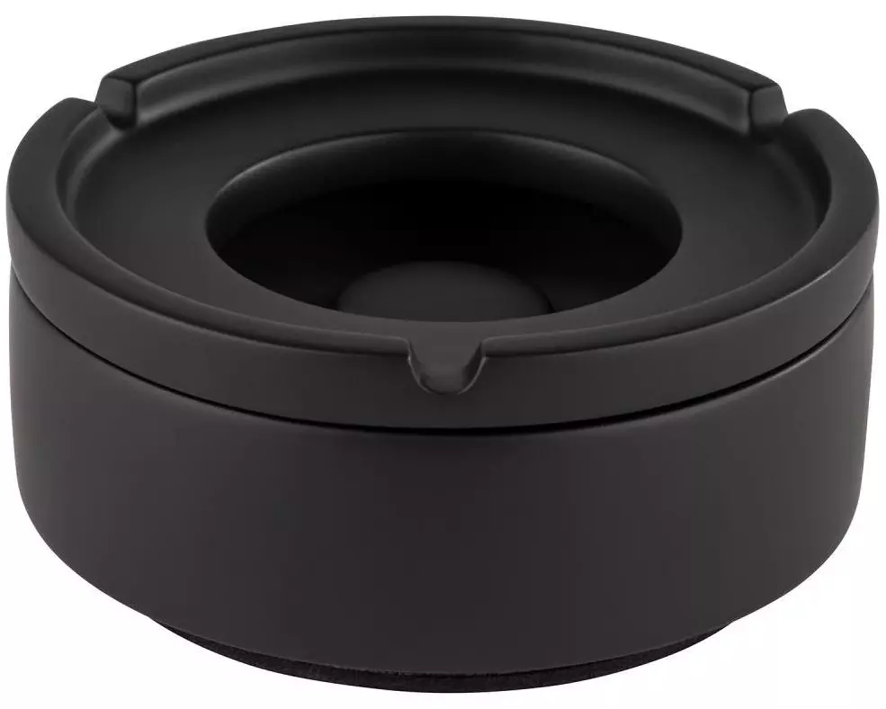 APS Aschenbecher Windascher Element 10.5 cm, Schwarz