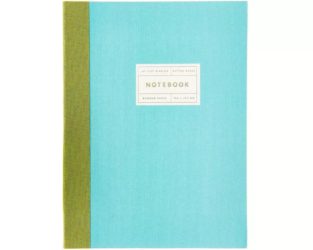 Rico Design Notizbuch S 14.5 x 19.5 cm, Dot, Blau