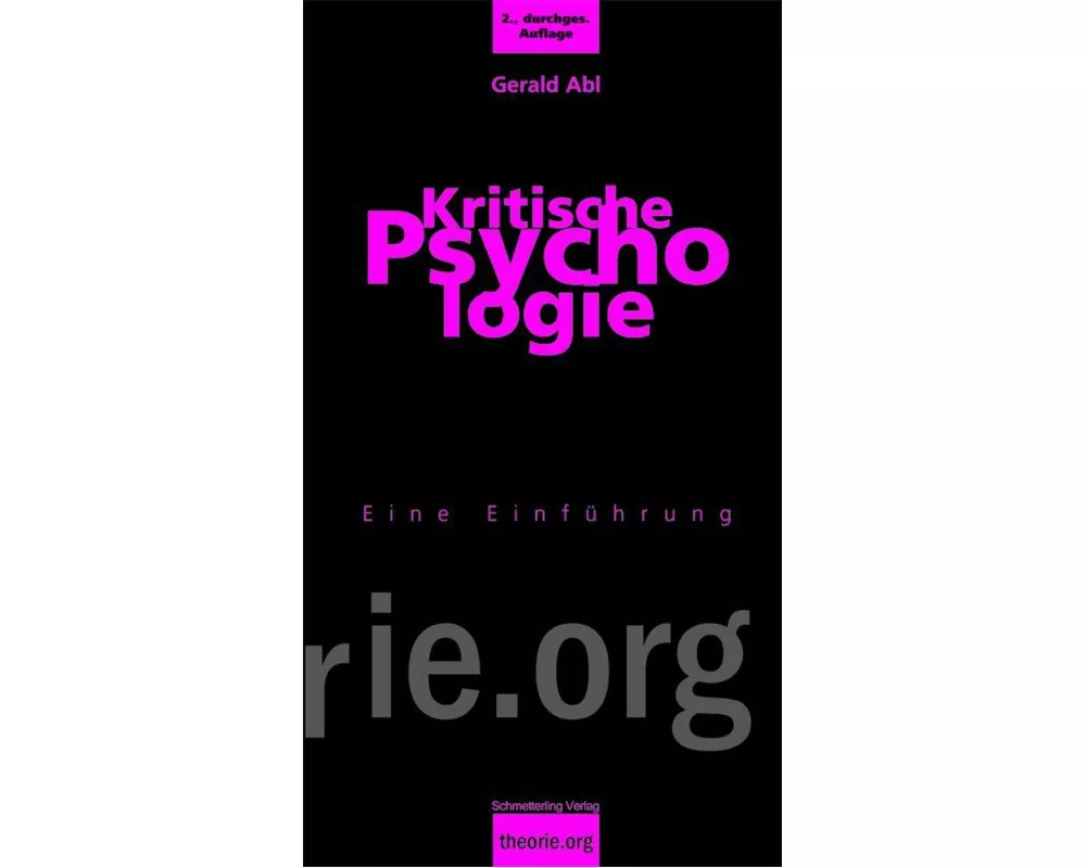 Kritische Psychologie, 2. Aufl
