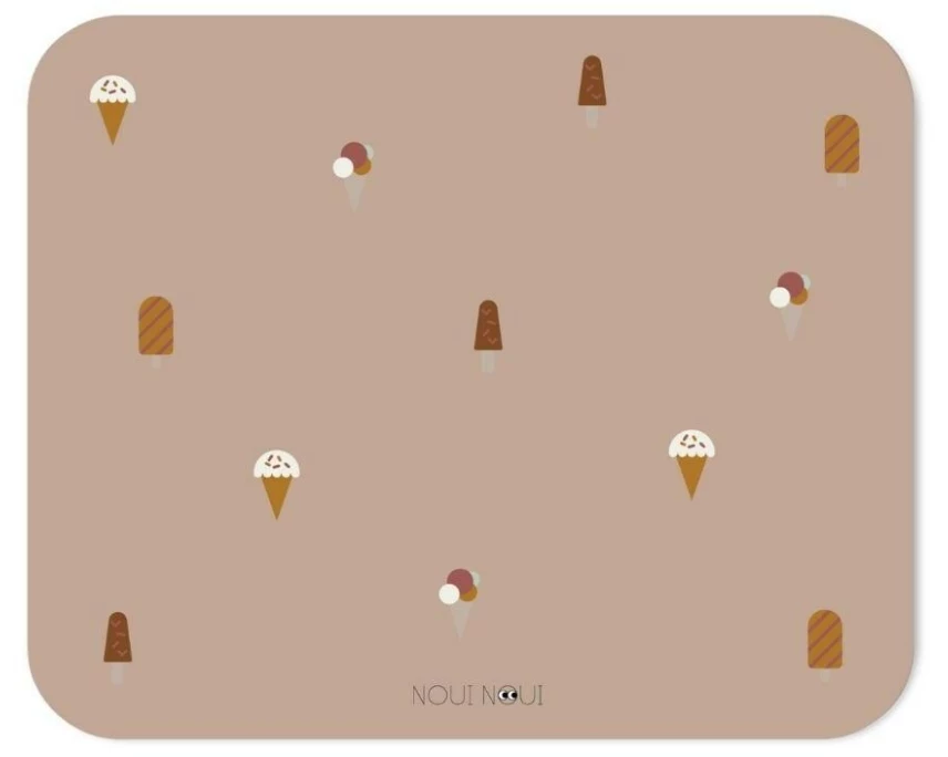 Noui Noui Kindertischset XL Ice Cream 55 x 45 cm, Rose