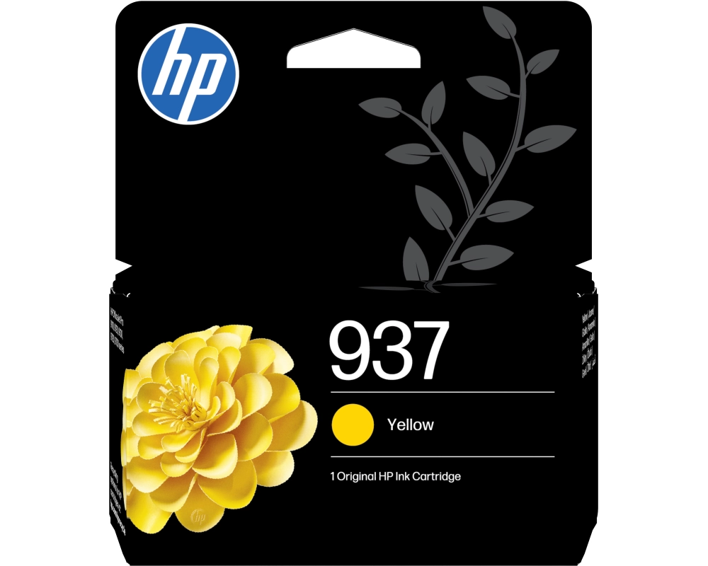 HP Tintenpatrone 937 yellow 4S6W4NE#LS1 OfficeJet 9110b/9120 800 S.