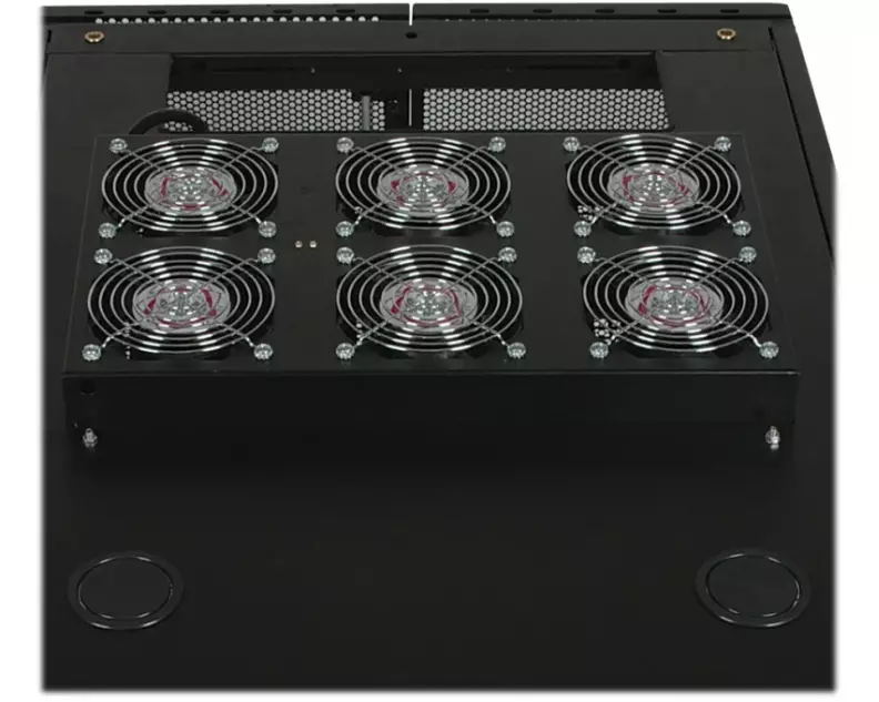 EATON TRIPPLITE SmartRack, Roof-Mounted Fan Panel - 6 208/240V, high-performance fans, 420 CFM C14 inlet